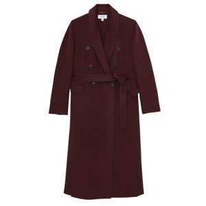 REISS Brogan Double-Breasted Blindseam Coat Wool-Blend